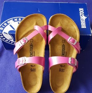 Birkenstock Mayari Pink Orthopedic Slide Sandal